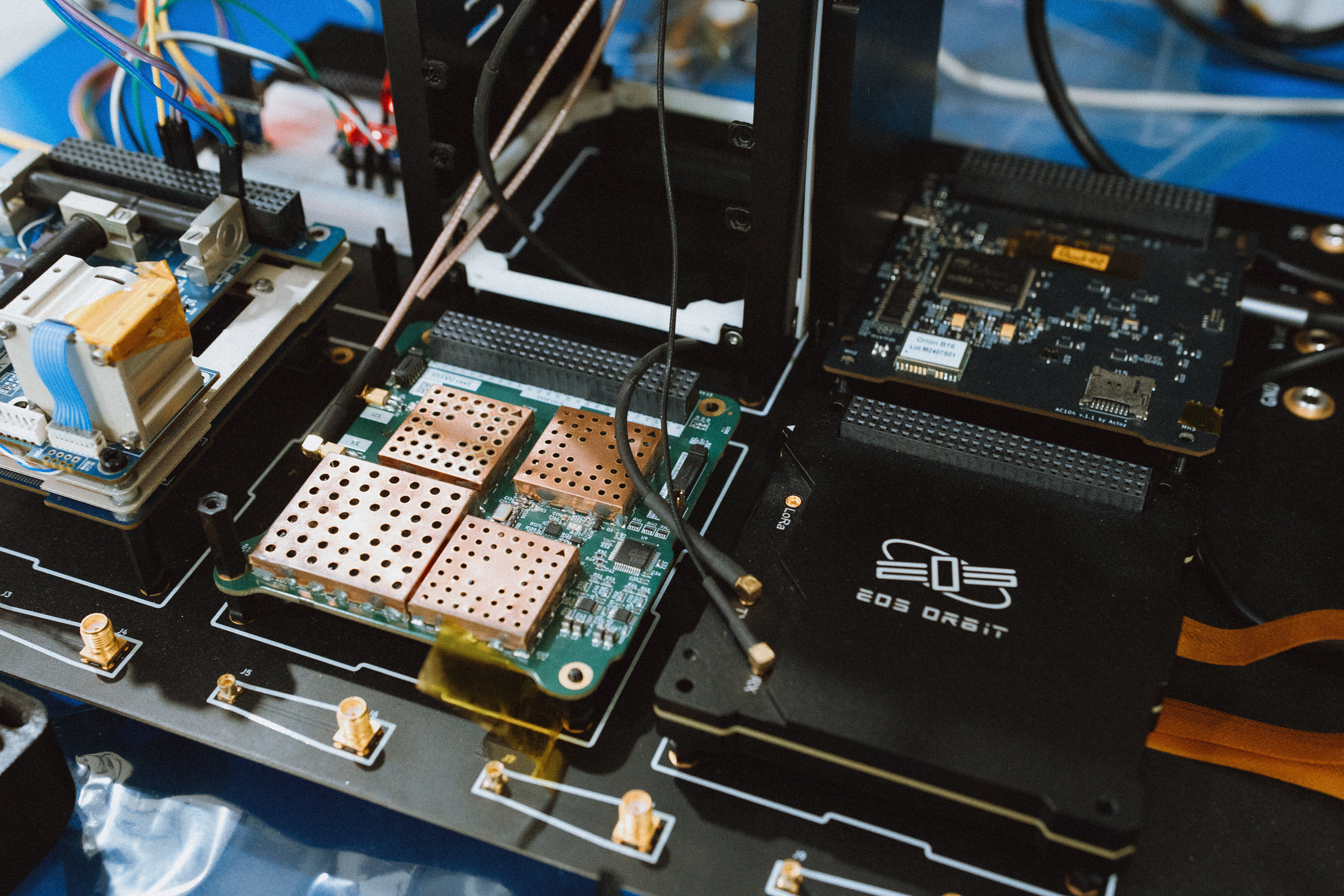Flight subsystems on the bench
